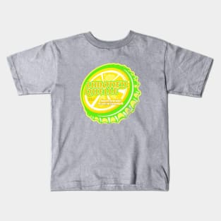 Retro Vintage Limonen Quelle Lemon Soda Bottlecap Kids T-Shirt